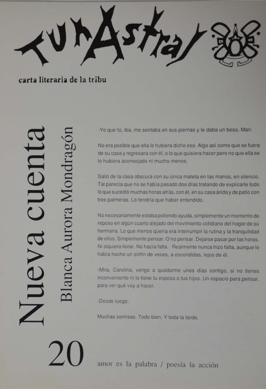 Carta Literaria 20