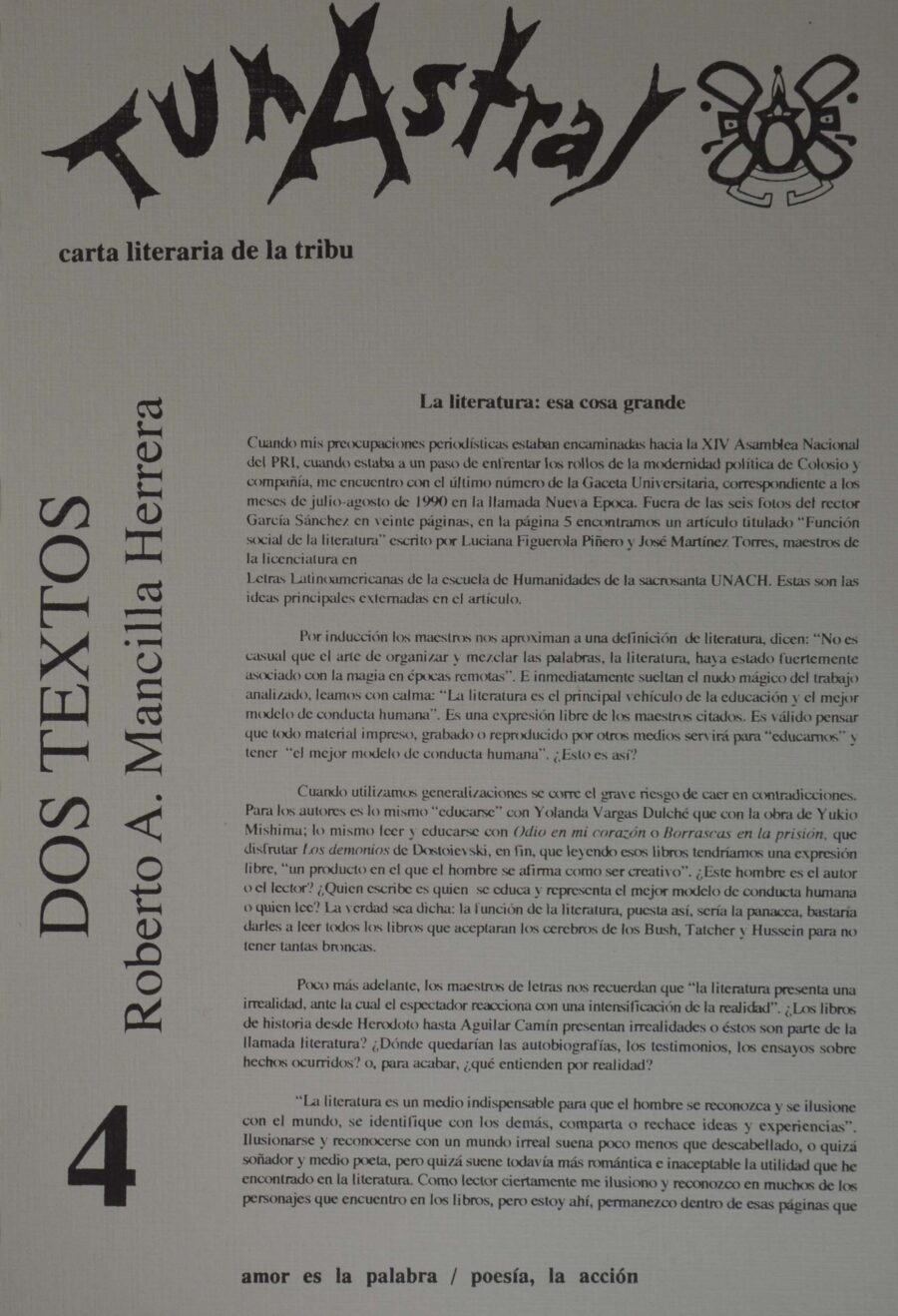 Carta Literaria 4
